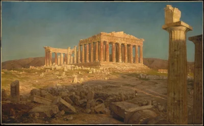 Loskamilos1 - "The Parthenon", Frederic Edwin Church, obraz wykonany w roku 1871. Ame...