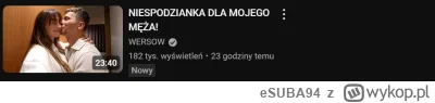 eSUBA94 - posiadają własny film w kinie o swoim ślubie i takie słabe wyświetlenia ma?...