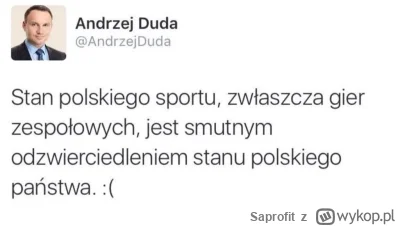 Saprofit - @bezbekpol: to tak jak ten tweet dudeła, który imo się bardzo dobrze zesta...