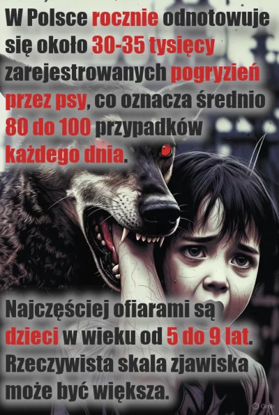 look997 - W Polsce rocznie odnotowuje się około 30-35 tysięcy zarejestrowanych pogryz...