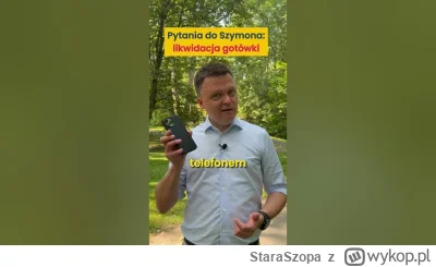 StaraSzopa - >@deziom no przecież Hołownia powiedział, że on popiera cyfrowy pieniądz...