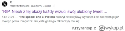 Krzyrantop - @Chlor2115: A to ten pan co podobno miał już odejść z tego świata?