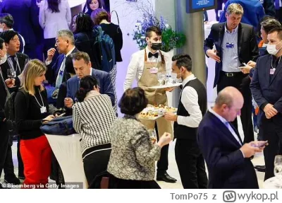 TomPo75 - Davos 2024: wazne by oddzielic "elity" od plebsu i nakazac podludziom nosic...