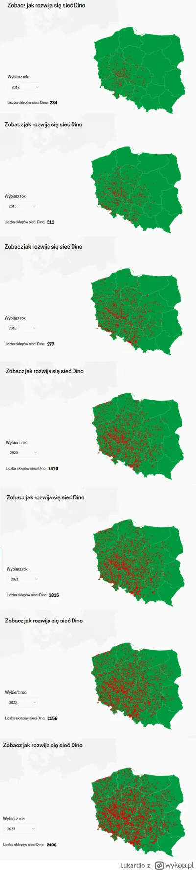 Lukardio - Mapa sieci sklepów #dino

https://grupadino.pl/

widać że brak centra logi...