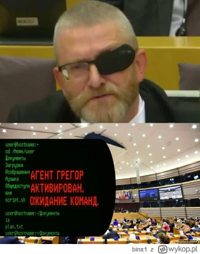 binx1 - Był ciemny, brukselski wieczór. Grzegorz Braun, kryptonim "Metal Braun Solid"...