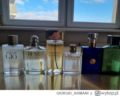 GIORGIO_ARMANI - #perfumy 
#sprzedam
1. Giorgio Armani Acqua di Gio EDT (38XD003)
90/...