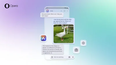 KingaM - jako miłośniczka gęsi śmiechłam z tego jak #opera reklamuje swoje #ai