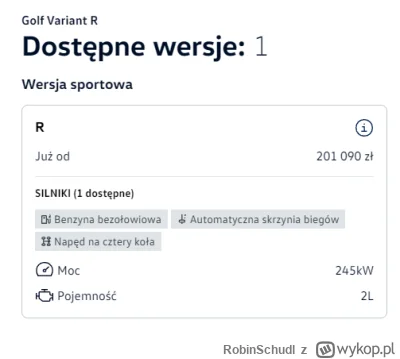 RobinSchudl - @modeltrzyzmianowy: to kup mocne kombi i nie rób już scen.
