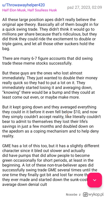 Noxebe - Uuuujeeeee. Wolne wykrwawianie. Torby coraz cięższe. Kto z Was wyznających k...