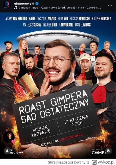 SkrajnieZdegustowany - Szkoda że Gimper nie zaprosił na ROAST jakiegoś wykopka i Misz...