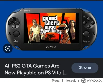 Mega_Smieszek - @booogus Serio gry z ps2 nie ruszą na Vicie? Przecież nawet niektóre ...