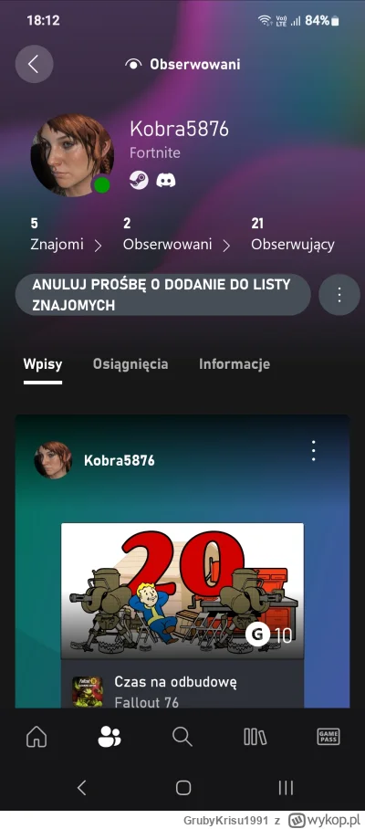 GrubyKrisu1991 - @Czopelka na ten moment kobra p--------a w fortnite, pewnie jakis ev...