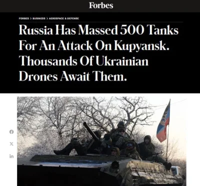 smooker - #ukraina #wojna #rosja #gazeta 

Według „Forbesa” dla Sił Zbrojnych Ukrainy...