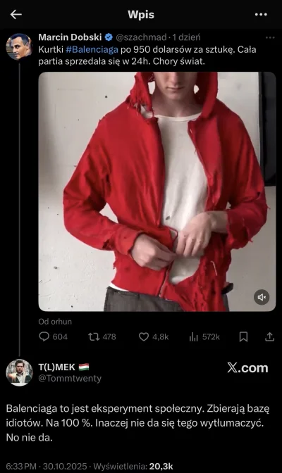 ThotSlayer - to nie balenciaga, ale i tak brat zrelowal #streetwear #modameska