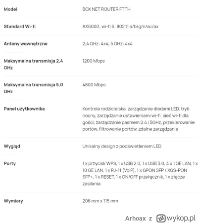 Arhoax - @Johnys Do neta 5 Gb jest dawany inny router