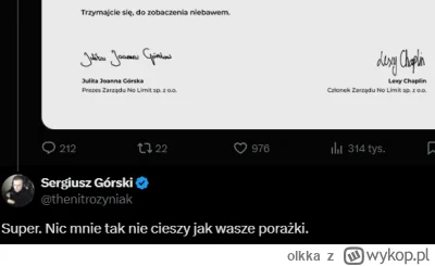 olkka - Świniaku przecież to FAME MMA zapoczątkowało z Jacką najazd na Twoje dziecko ...