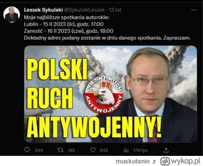 muskutanin - Na spotkanie zorganizowane przez sykulskiego przynosi się własne onuce c...