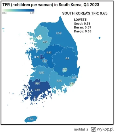 motilal - Są regiony Korei Południowej, gdzie dzietność jest już trzykrotnie poniżej ...