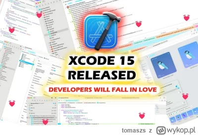 tomaszs - bym zapomniał. Apple wydało xcode 15.

xcode 15

#programowanie #xcode #swi...