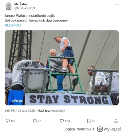 Logika_wykopu - Czy wszyscy kibice Legii to naziole? Czy tylko tolerują nazioli? 

#m...