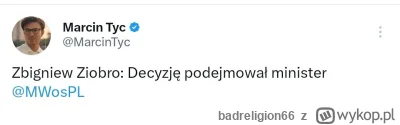 badreligion66 - #polityka Taki szef to złoto co nie Michał Woś?