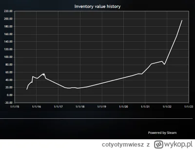 cotyotymwiesz - Co jest, kurła trzeba było w CS:GO inwestować xD
#csgo #inwestycje