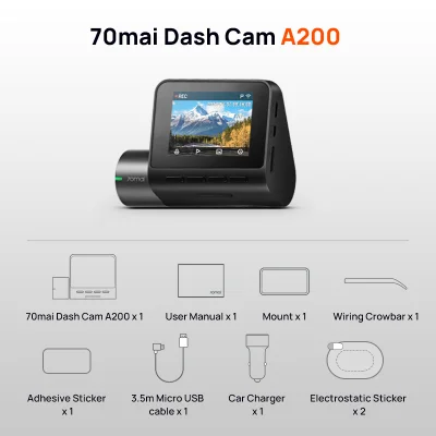 n____S - ❗ 70mai A200 Dash Cam 1080P
〽️ Cena: 64.20 USD (dotąd najniższa w historii: ...