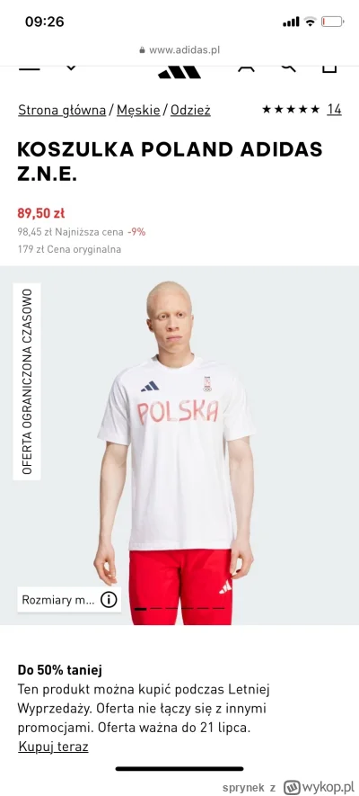 sprynek - Adidas skumał że w koszulce Polski nie powinien pozować #przypadkowymurzyn ...