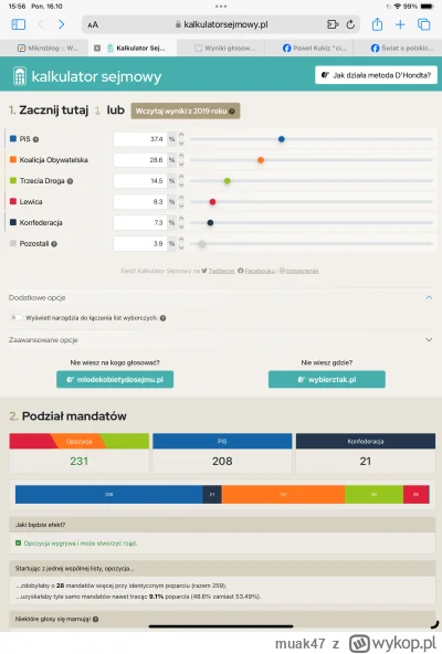 muak47 - #wybory #pis #po #trzeciadroga #polska 
No i stało się, od tej chwili opozyc...