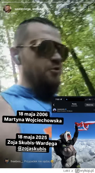 Ld93 - dlaczego druid ją u siebie na story podpisał jako Zoja Skubis-Wardęga? Just zw...