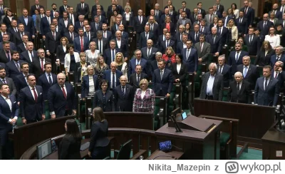 Nikita_Mazepin - Cóż to za cud nad wisłą że nawet PiSowcy wstali do hymnu?
#sejm