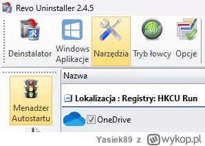 Yasiek89 - @Bryk: W programie Revo Uninstaller są Narzędzia -> Menadżer Autostartu. T...