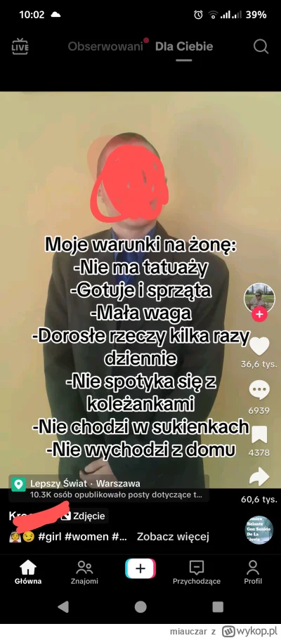 miauczar - #tinder

Odklejka jest często po obu stronach ¯\(ツ)/¯
