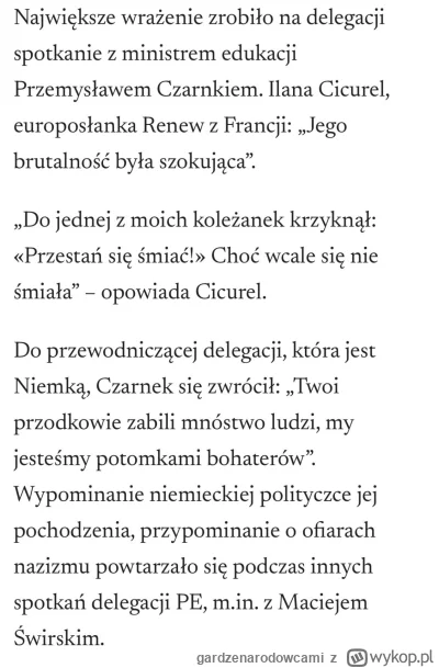 gardzenarodowcami - no ja się wcale nie dziwię, że największe wrażenie na delegacji P...