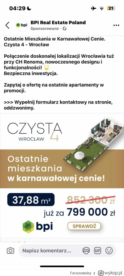 Farezowsky - OKAZJA

#nieruchomosci