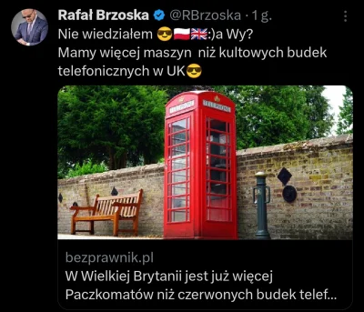 WykopowyInterlokutor - W UK jest już więcej paczkomatów niż czerwonych budek telefoni...