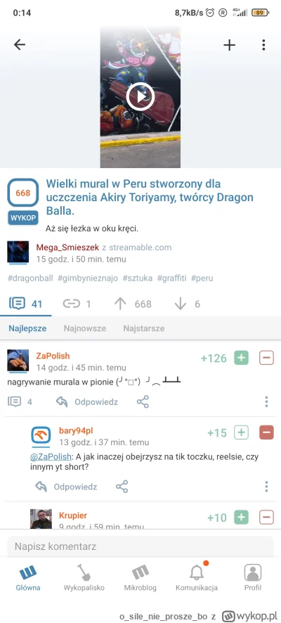 osilenieproszebo - Jak wy to oglądacie? Mobilny wypok to porażka...