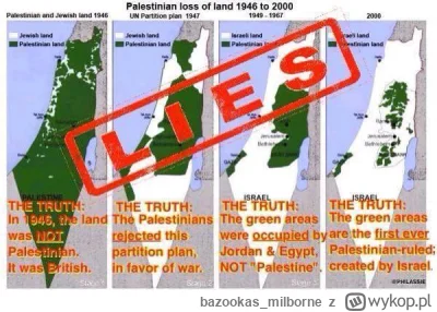 bazookas_milborne - Powtórzę to kolejny raz. Izrael nie jest -i nigdy nie był- państw...