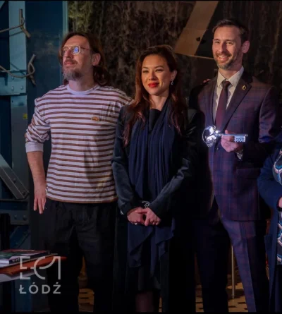 KataklizmModeOn - Pan Slawosz odbierający symboliczny klucz jako Honorowy Obywatel Ło...