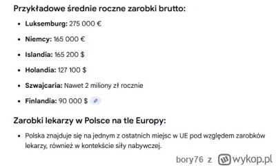 bory76 - @romek898: Poza zarobkami jest jeszcze coś, co nazywa się "kulturą i higieną...