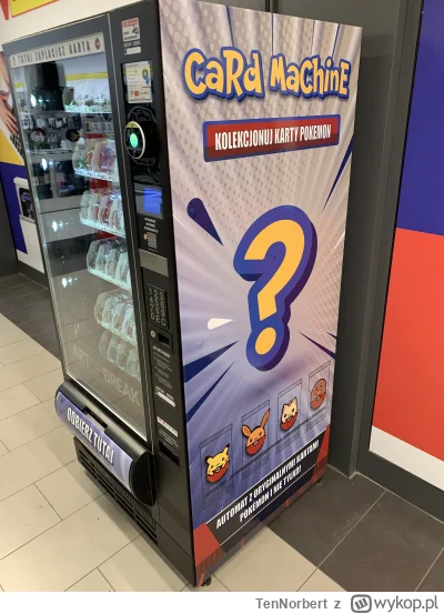 TenNorbert - Automat z kartami #pokemon #pokemongo w Promenadzie w Warszawie
