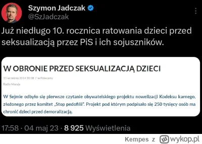 Kempes - #polityka #bekazpisu #bekazlewactwa #dobrazmiana #pis #pedofilewiary #pedofi...