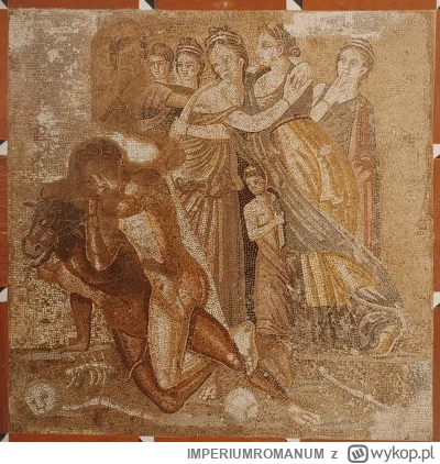 IMPERIUMROMANUM - Mozaika rzymska ukazująca walkę Tezeusza z Minotaurem

Mozaika rzym...