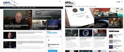 UFOnapowaznie_pl - Jeszcze porównanie początkowej wersji strony z aktualną
