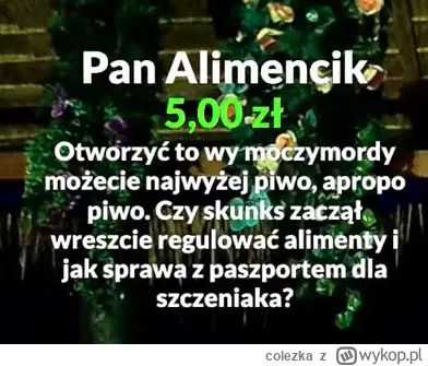 colezka - PanAlimencik atakuje :D

#raportzpanstwasrodka