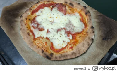 paveu2 - Pizza z weekendu do ocenki. Dużo jeszcze do poprawienia ale rodzinka zjadła ...
