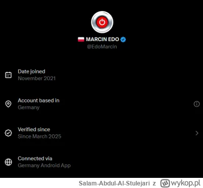 Salam-Abdul-Al-Stulejari - @Hrjk: niemiecki VPN na wszystkich kontach, na "Zygmunt Cz...