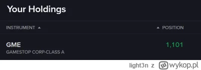 light3n - #gme 

Wen squeeze?

Pamiętam jak ponad 3 lata temu na tagu się cieszyłem z...