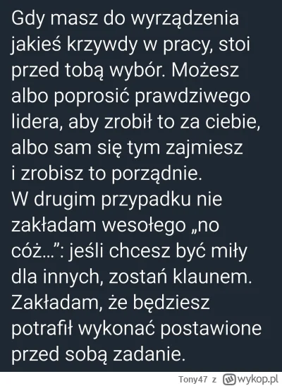 Tony47 - #przegryw
Chłop czyta książkę i autor się nie pierdzieli w tańcu