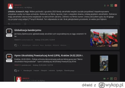 d4wid - Kolejne propagandowe konto, wstawianie fejków https://wykop.pl/link/7390647/z...